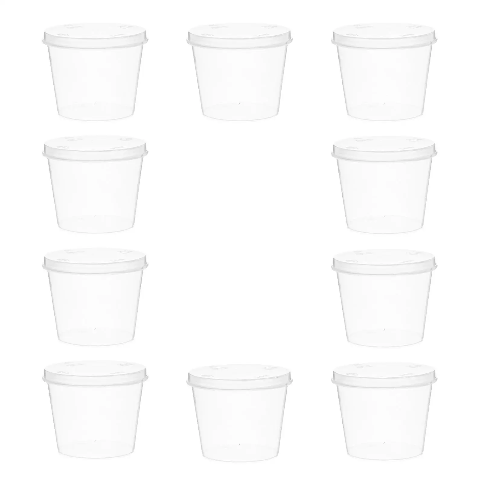 50 Pcs Containers Leakproof Clear Spice Dispenser Mini Cups Hinged Lids Reusable Clear PP Spice Storage Kitchen Travel
50 Pcs Containers Leakproof Clear Spice Dispenser Mini Cups Hinged Lids Reusable Clear PP Spice Storage Kitchen Travel