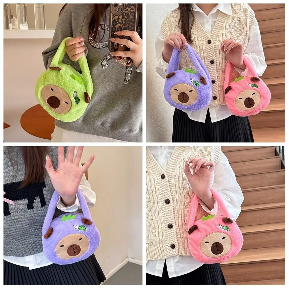 Портативная плюшевая сумка Kawaii Capybara с изображением животных, мягкая маленькая сумка-корзина, круглая сумка для хранения в японском стиле, подарок
Портативная плюшевая сумка Kawaii Capybara с изображением животных, мягкая маленькая сумка-корзина, круглая сумка для хранения в японском стиле, подарок