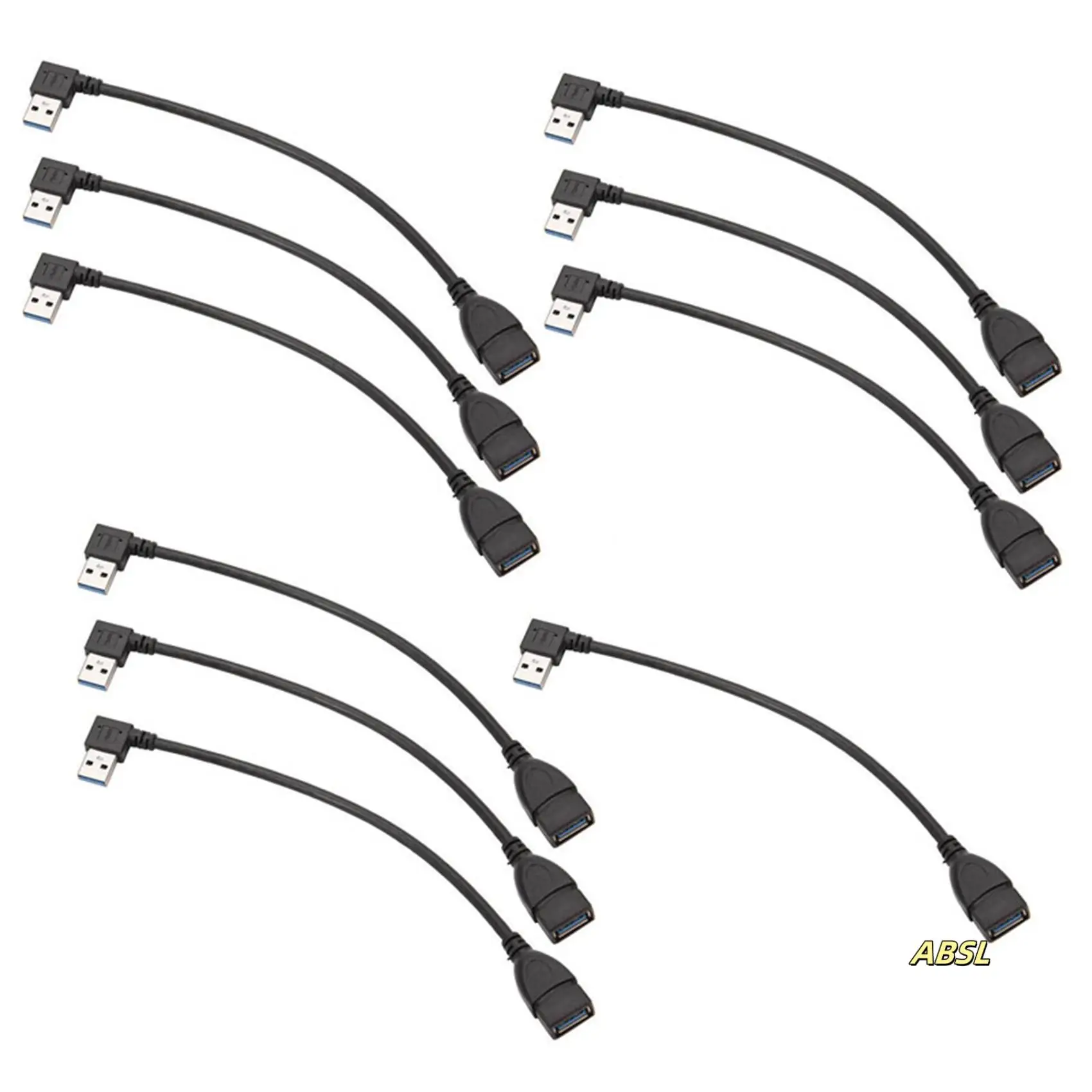 10X USB 3.0 Angle 90 Degree Extension Cable Male To Female Adapter Cord Data Left
10X USB 3.0 Angle 90 Degree Extension Cable Male To Female Adapter Cord Data Left