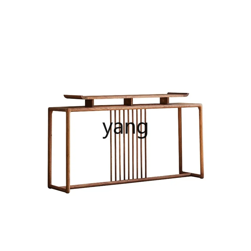 LMM New Chinese Solid Wood Bar Entrance Table Black Walnut Modern Simple Zen Entrance Table
LMM New Chinese Solid Wood Bar Entrance Table Black Walnut Modern Simple Zen Entrance Table