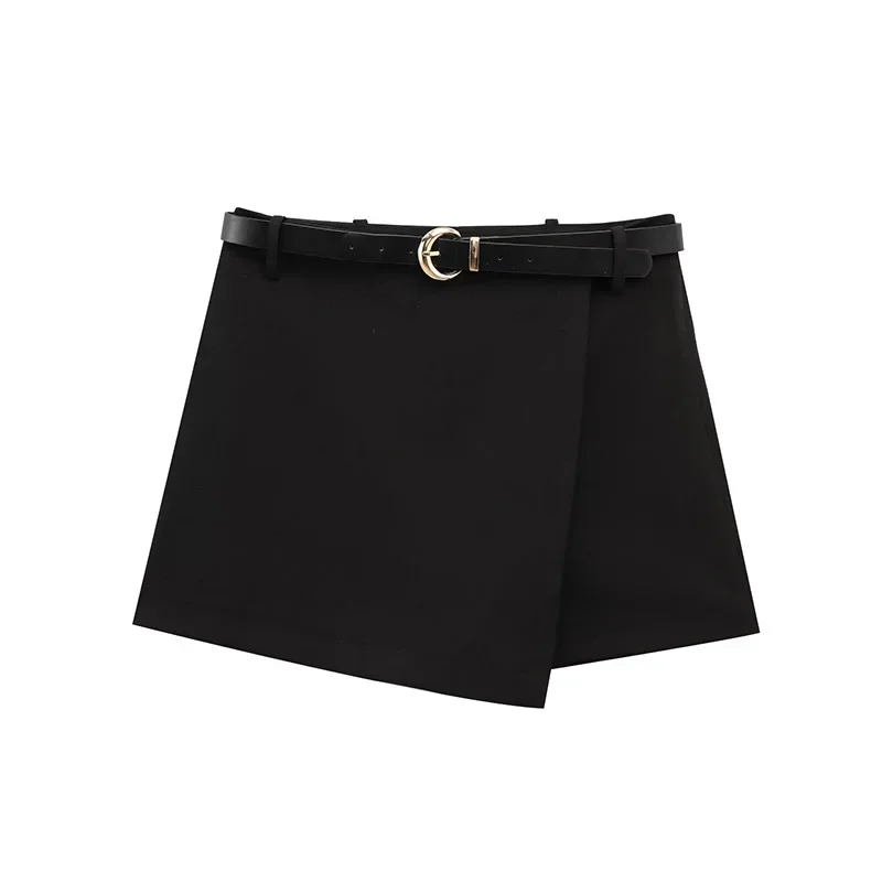 New Fashion Women Sexy Solid Color Asymmetric Slim Short Skirts Vintage With Belt High Waist Skirts Side Zipper Female Skirt
New Fashion Women Sexy Solid Color Asymmetric Slim Short Skirts Vintage With Belt High Waist Skirts Side Zipper Female Skirt