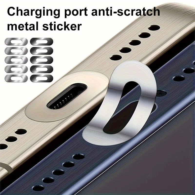 5pcs Charging Port Protective Film Anti Scratch Stickers Suitable for iPhone 15 16 Max Plus iPhone 17 Type-C Charging Port
5pcs Charging Port Protective Film Anti Scratch Stickers Suitable for iPhone 15 16 Max Plus iPhone 17 Type-C Charging Port