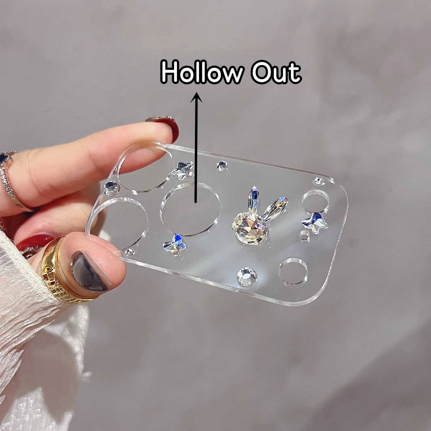 1PCS Clear Tempered Glass Rear Camera Lens Protector for iPhone17Pro Max 17Pro Rabbit Ear Rhinestone Cover Screen Protector Lens
1PCS Clear Tempered Glass Rear Camera Lens Protector for iPhone17Pro Max 17Pro Rabbit Ear Rhinestone Cover Screen Protector Lens