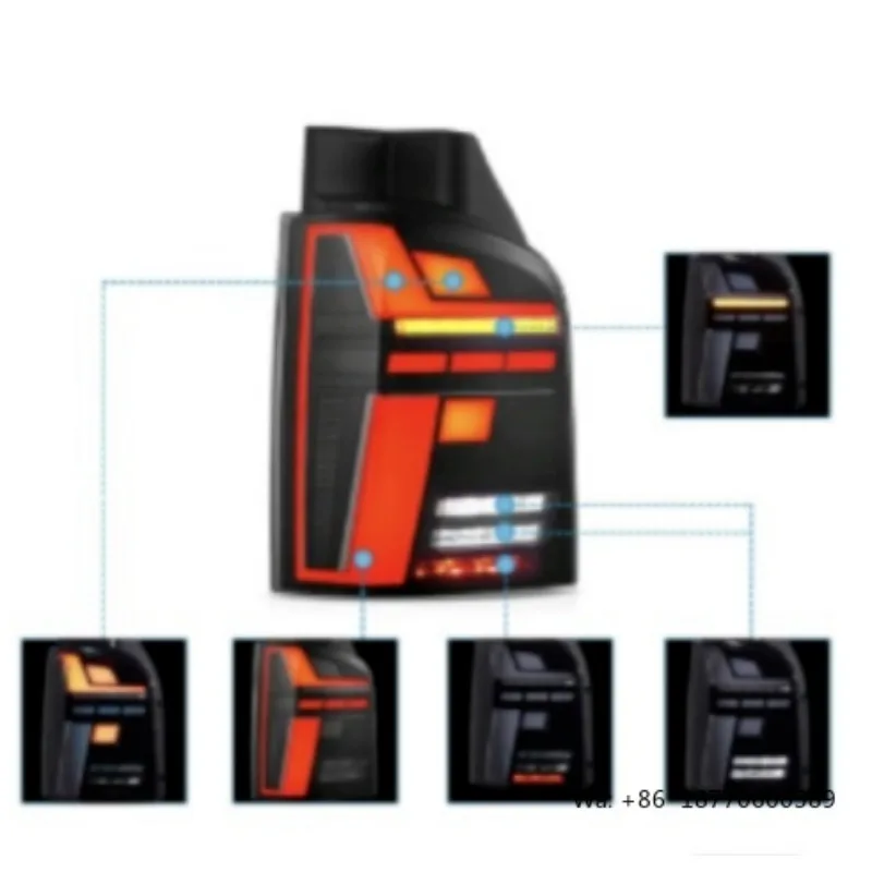 CarPartsUpgradeforMultivanT5 Automatic Rear Tail Light Assembly, Upgrade to LED Red, New Car Tail Light, Plug-and-Play Accessory
CarPartsUpgradeforMultivanT5 Automatic Rear Tail Light Assembly, Upgrade to LED Red, New Car Tail Light, Plug-and-Play Accessory