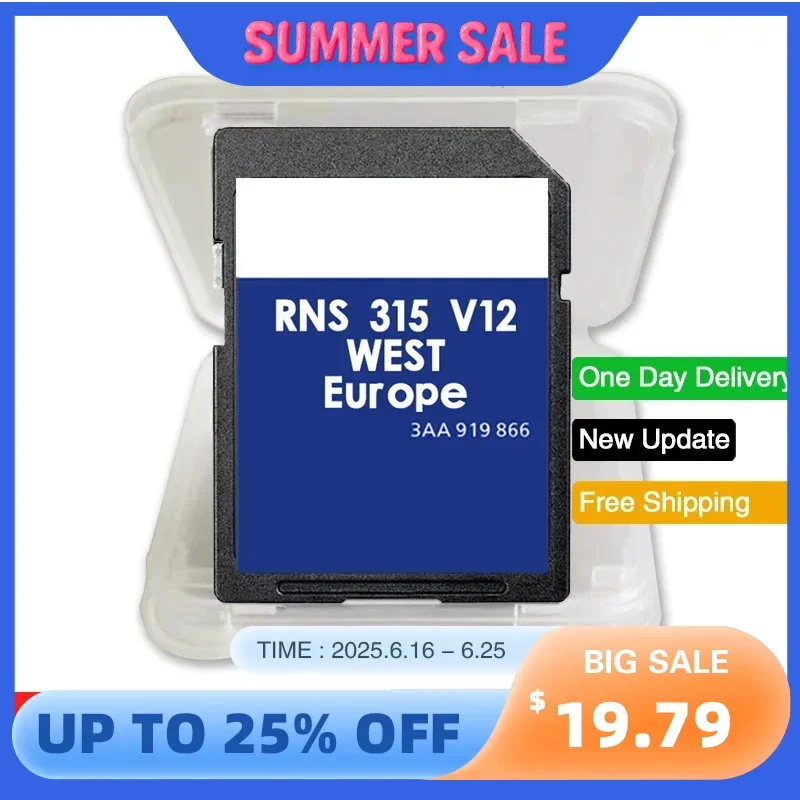 RNS315 WEST Europe SAT NAV Navigation Map Version Western SD Card for Bosch with Free Anti Fog Flim
RNS315 WEST Europe SAT NAV Navigation Map Version Western SD Card for Bosch with Free Anti Fog Flim