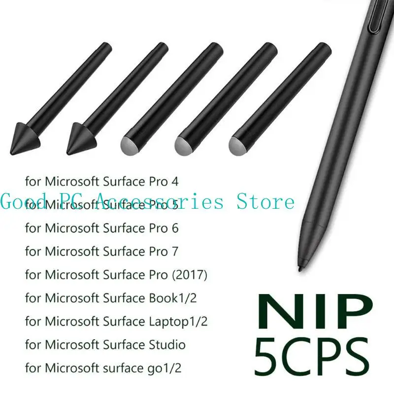 652F 5pcs High Sensitivity Pen Refill Sensitive Fine Nib Pen Tips Replacement for SurfacePro4 / 5 / 6 / 7
652F 5pcs High Sensitivity Pen Refill Sensitive Fine Nib Pen Tips Replacement for SurfacePro4 / 5 / 6 / 7