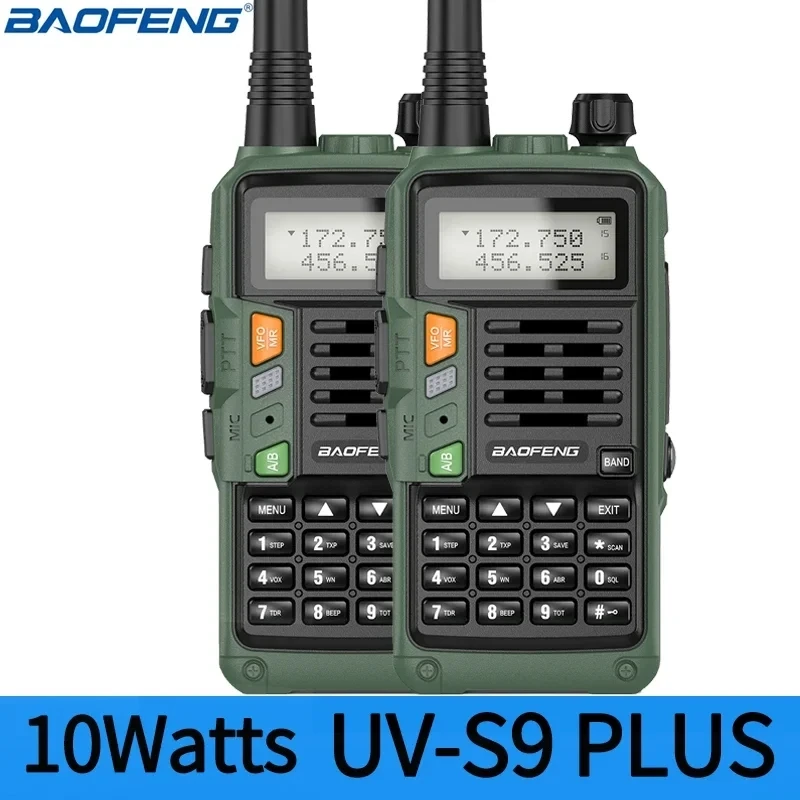 1/2 шт. BaoFeng UV-S9 PLUS водонепроницаемая рация 10 Вт мощная CB радио дальнего действия портативная двусторонняя радиостанция для охоты и путешествий
1/2 шт. BaoFeng UV-S9 PLUS водонепроницаемая рация 10 Вт мощная CB радио дальнего действия портативная двусторонняя радиостанция для охоты и путешествий