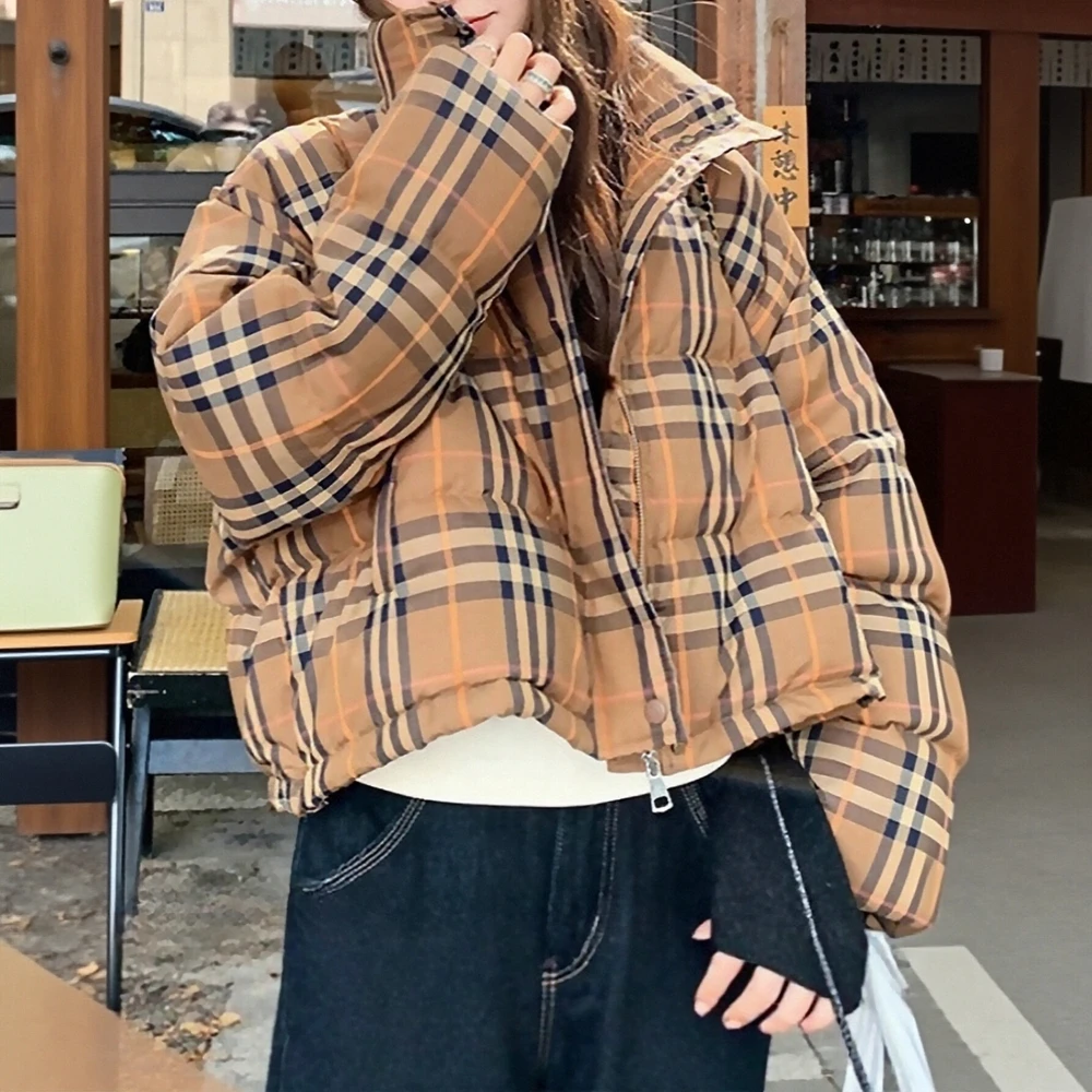 Куртка на хлопковой подкладке с длинным рукавом, повседневная осенне-зимняя одежда, стильный женский топ с прямыми рукавами, модная уличная одежда
Куртка на хлопковой подкладке с длинным рукавом, повседневная осенне-зимняя одежда, стильный женский топ с прямыми рукавами, модная уличная одежда