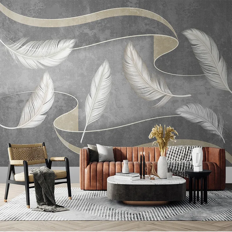 Custom Photo Mural 3D Modern Abstract Wallpaper Retro Feather TV Sofa Background Wall Decor Creative Art Papel De Parede
Custom Photo Mural 3D Modern Abstract Wallpaper Retro Feather TV Sofa Background Wall Decor Creative Art Papel De Parede