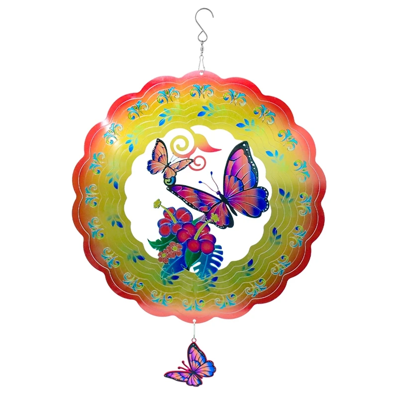 Butterfly Wind Spinners Outdoor 12Inch Garden Decor, For Hanging Patio Yard Decoration
Butterfly Wind Spinners Outdoor 12Inch Garden Decor, For Hanging Patio Yard Decoration