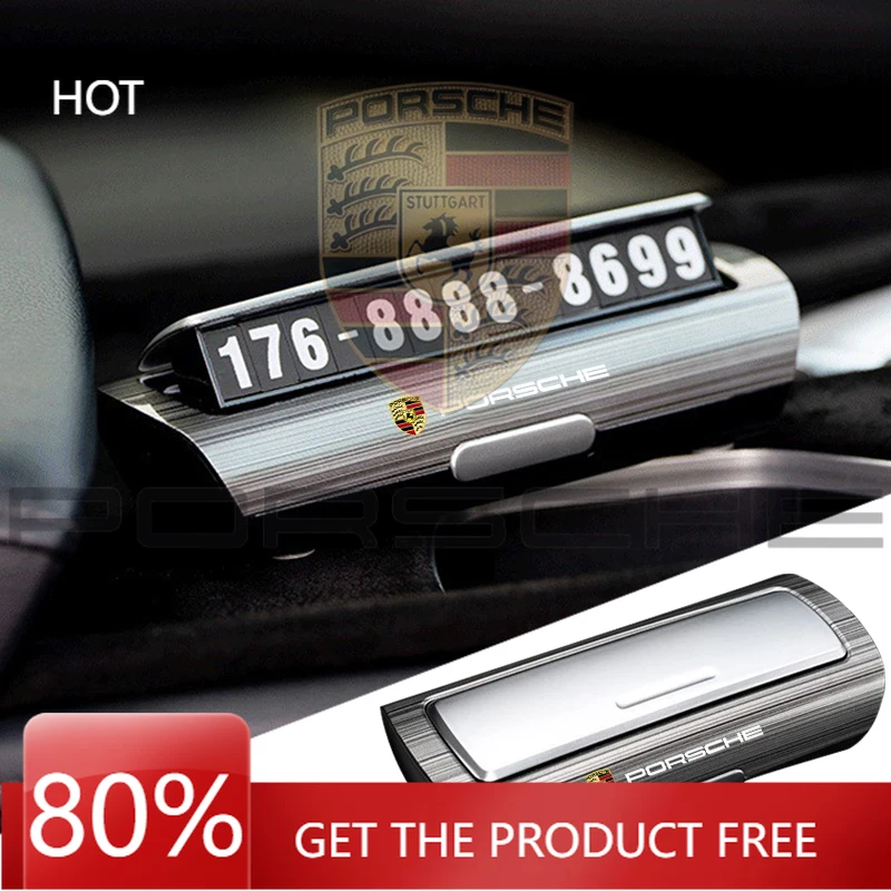 Временная парковочная карта-значок серебристо-серого цвета для автомобилей Porsche Cayenne, Macan, Panamera, 918, 911
Временная парковочная карта-значок серебристо-серого цвета для автомобилей Porsche Cayenne, Macan, Panamera, 918, 911