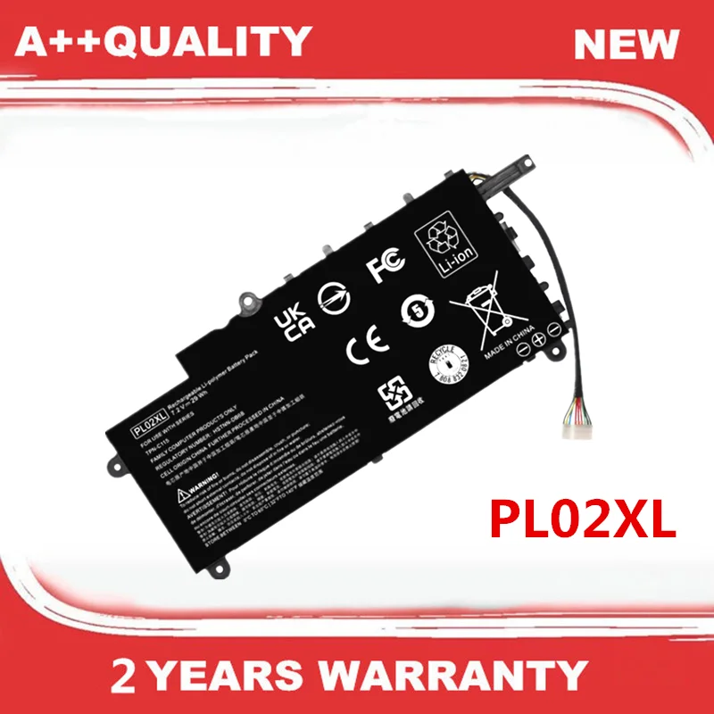 PL02XL 7,6 В 29 Втч PTN-C115 HSTNN-DB6B LB6B Аккумулятор для ноутбука Hp Pavilion 11-n X360 Series
PL02XL 7,6 В 29 Втч PTN-C115 HSTNN-DB6B LB6B Аккумулятор для ноутбука Hp Pavilion 11-n X360 Series