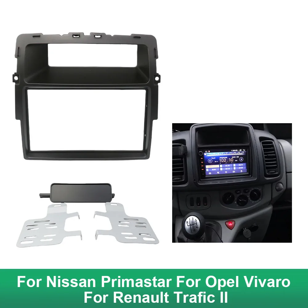 2 Din Car Radio Fascia for Nissan Primastar Opel Vivaro Renault Trafic II Installation Frame Panel DVD Face Plate Trim
2 Din Car Radio Fascia for Nissan Primastar Opel Vivaro Renault Trafic II Installation Frame Panel DVD Face Plate Trim