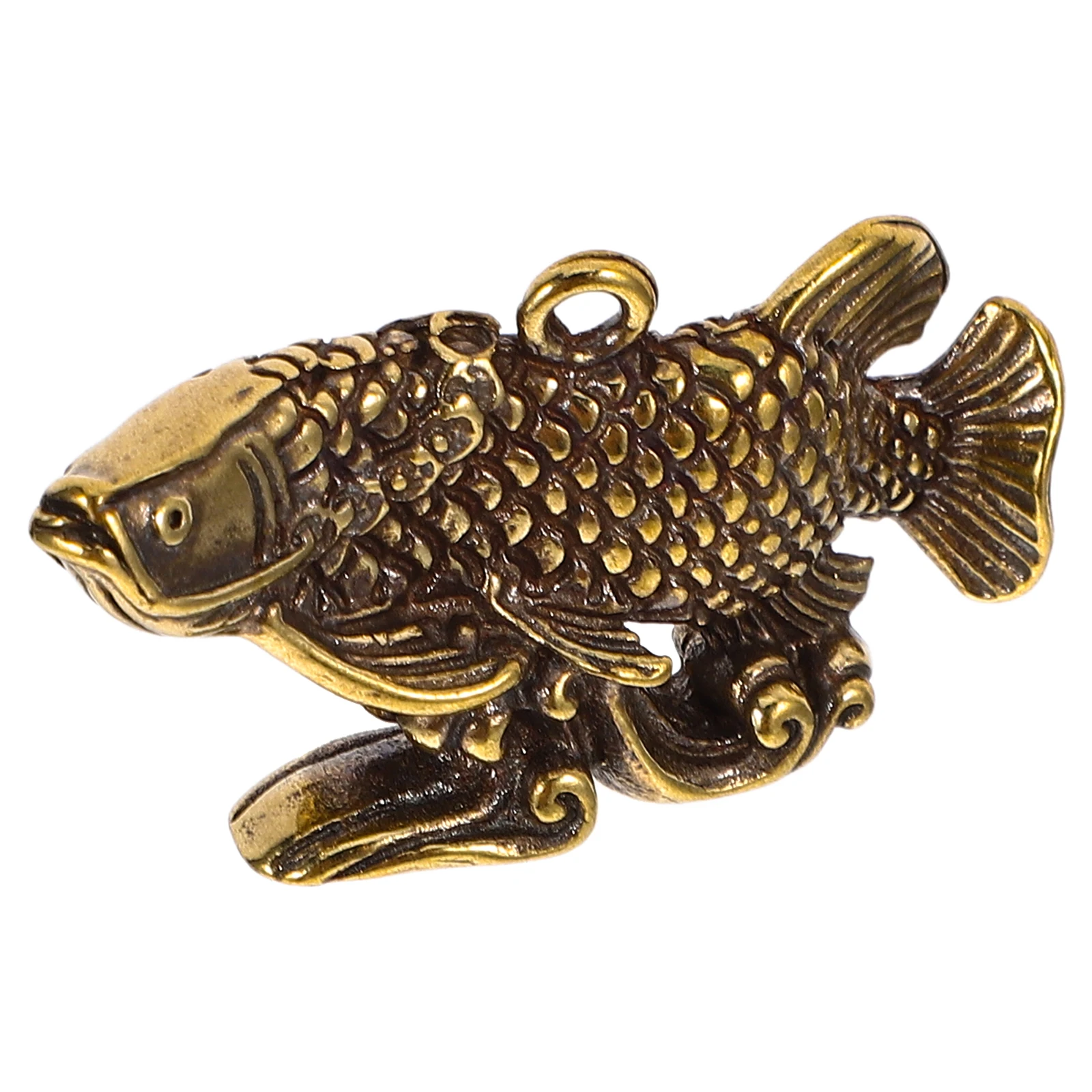Carp Ornaments Vintage Statue Decoration Copper Figurines Home Office Table Living Room Tea Room Novel Creative
Carp Ornaments Vintage Statue Decoration Copper Figurines Home Office Table Living Room Tea Room Novel Creative