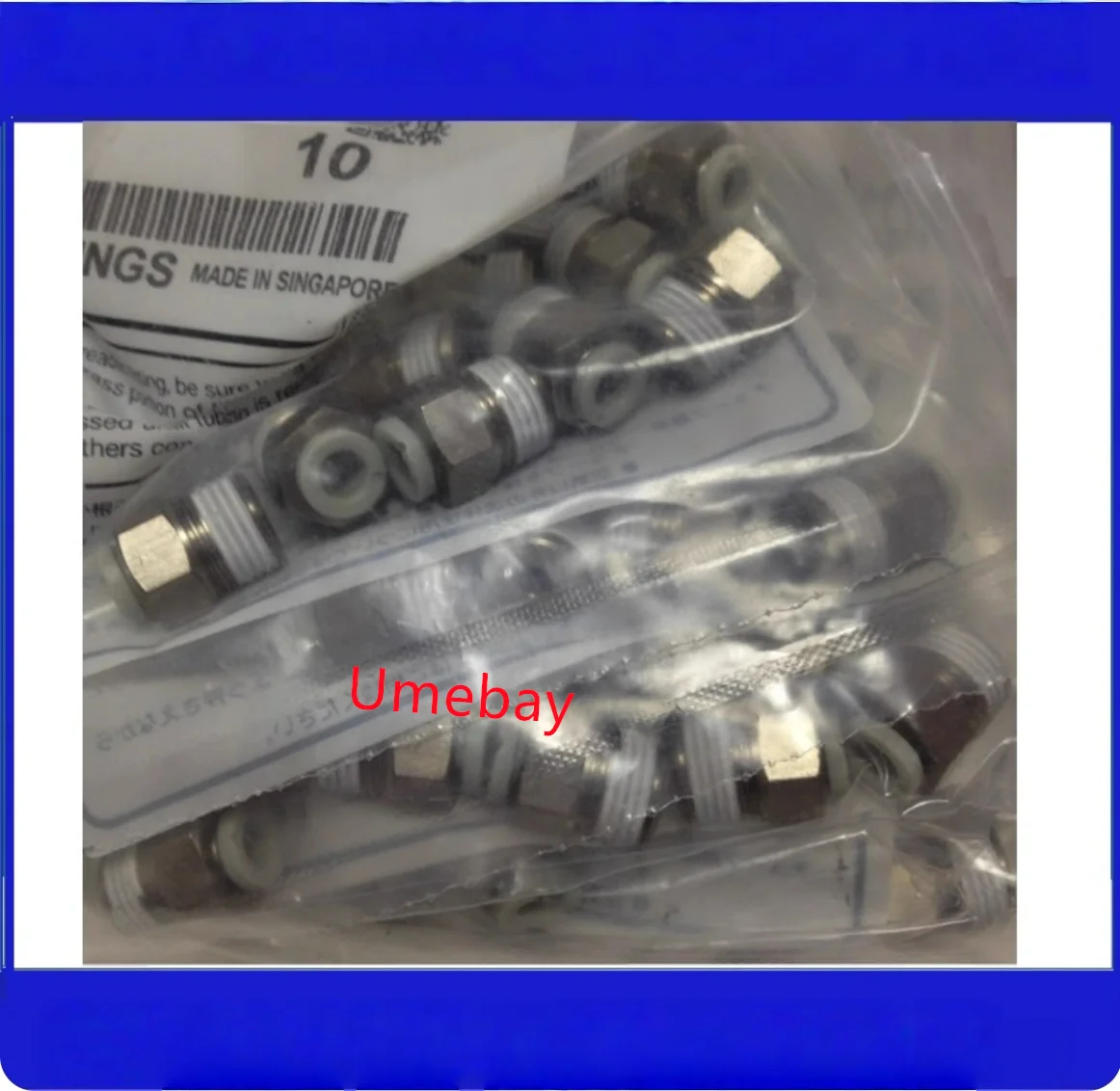 10 pieces, KQ2H08-03NS KQ2H08-04NS KQ2H10-01NS KQ2H10-02NS KQ2H10-03NS KQ2H10-04NS KQ2H12-02NS KQ2H12-03NS KQ2H12-04NS
10 pieces, KQ2H08-03NS KQ2H08-04NS KQ2H10-01NS KQ2H10-02NS KQ2H10-03NS KQ2H10-04NS KQ2H12-02NS KQ2H12-03NS KQ2H12-04NS