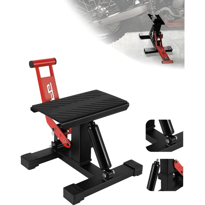 Motorcycle Dirt Bike Stand 1000Lbs Capacity Lift Jack Hoist Table Height Adjustable Lifting Stand Ideal for Dirt Pit
Motorcycle Dirt Bike Stand 1000Lbs Capacity Lift Jack Hoist Table Height Adjustable Lifting Stand Ideal for Dirt Pit