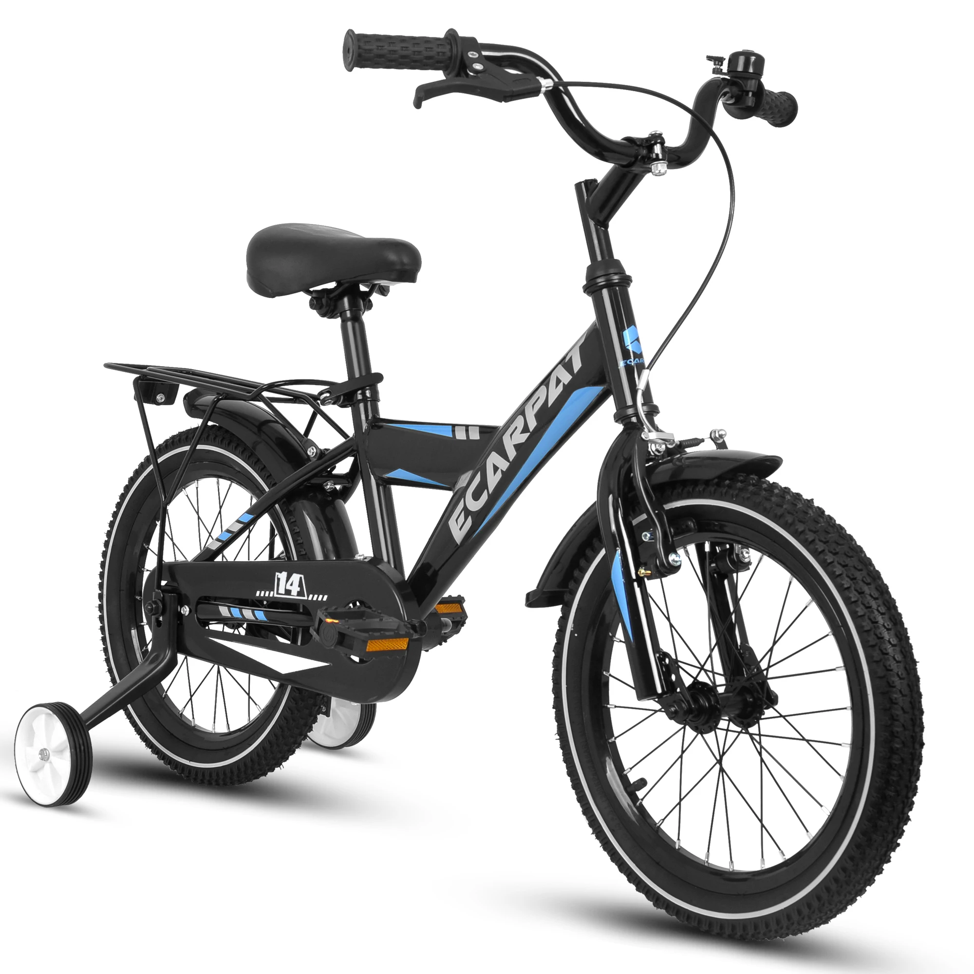 Kids Bike 14 Inch For Boys & Girls With Training Wheels, Freestyle Kids' Bicycle With Fender And Carrier
Kids Bike 14 Inch For Boys & Girls With Training Wheels, Freestyle Kids' Bicycle With Fender And Carrier