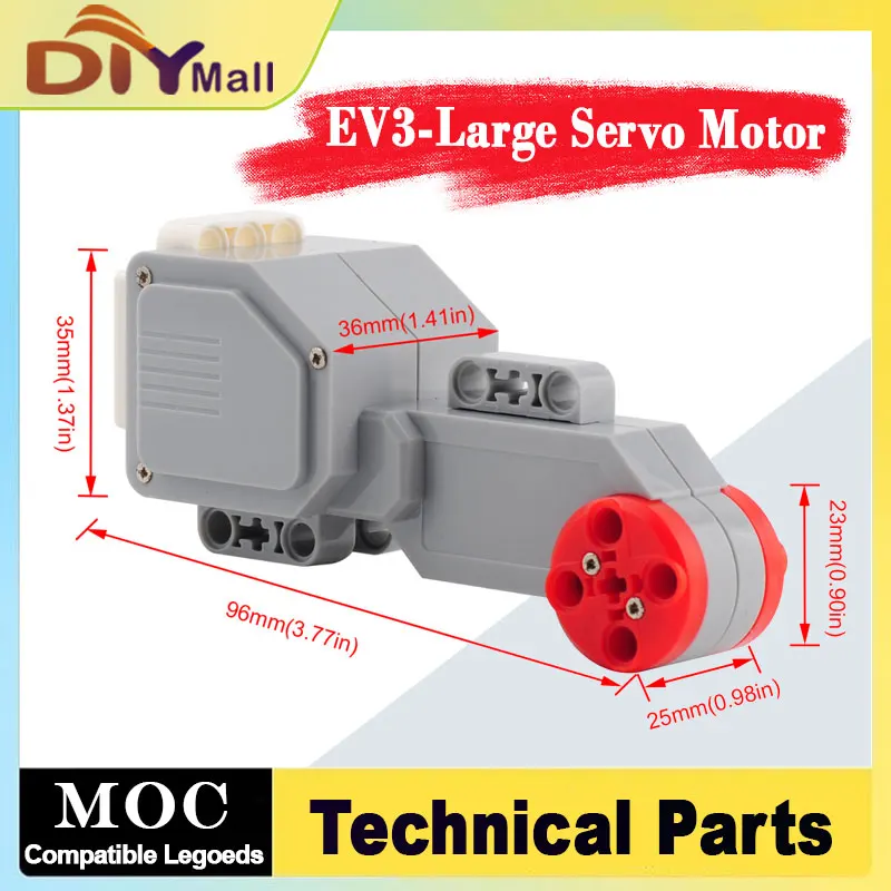 MOC Large Motor 45502 Technical Building Parts Programmable Robot Kit Compatible With Legoeds Power Functions EV3 45544
MOC Large Motor 45502 Technical Building Parts Programmable Robot Kit Compatible With Legoeds Power Functions EV3 45544