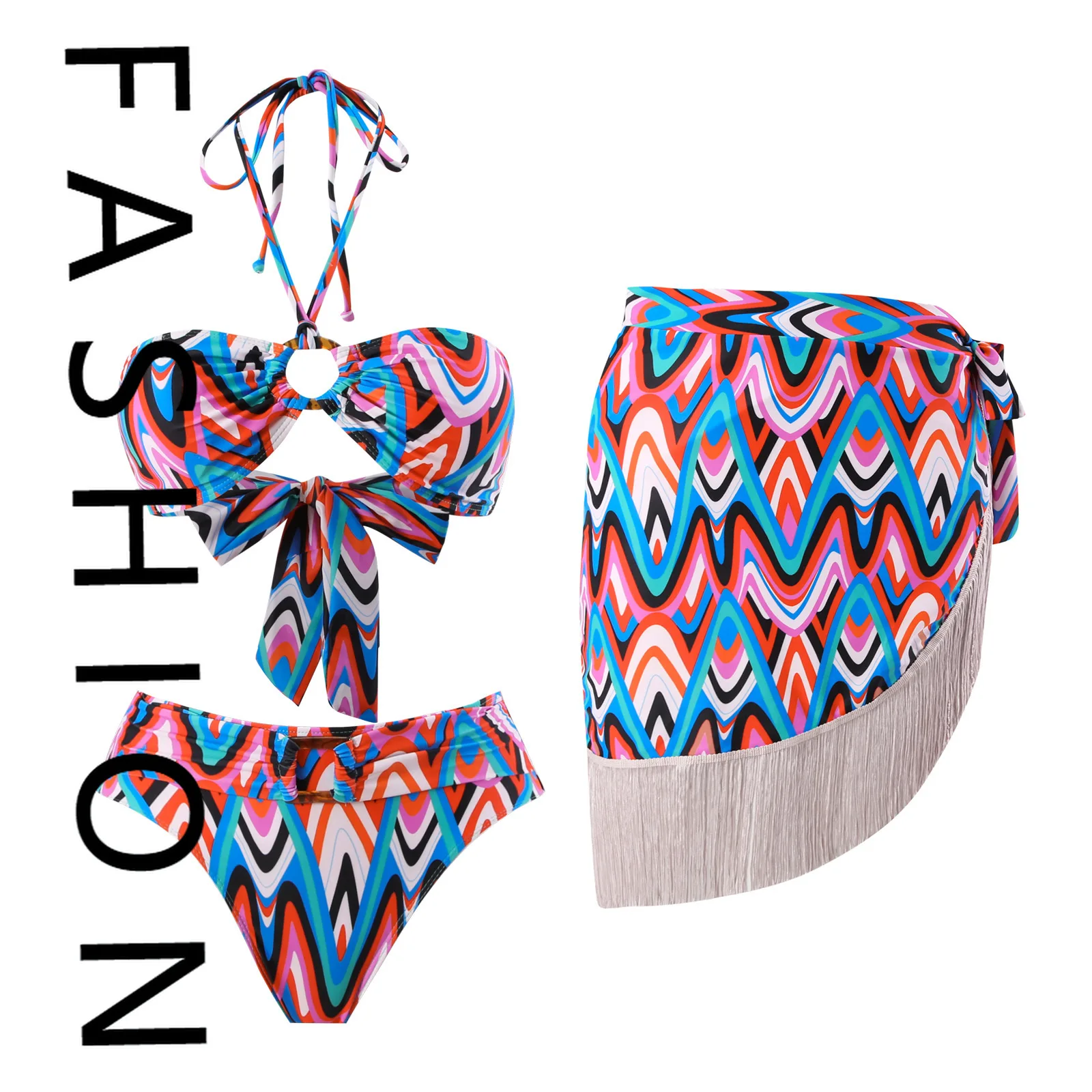 2025 new sexy bikini split swimsuit mesh skirt wrap skirt strap fashion swimsuit beach gather conservative belly cover
2025 new sexy bikini split swimsuit mesh skirt wrap skirt strap fashion swimsuit beach gather conservative belly cover