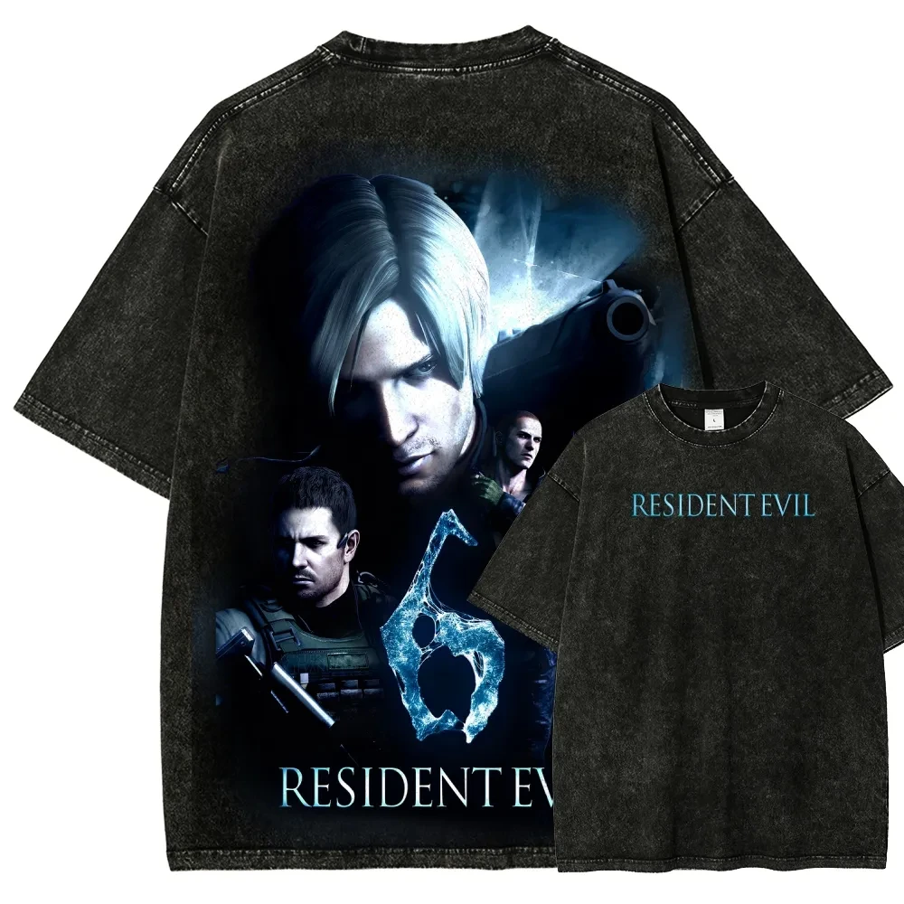 Классическая ретро-футболка с графическим принтом Resident Evil, мужская и женская, повседневная, оверсайз, из выстиранного хлопка, в стиле стритвир, хип-хоп, топ
Классическая ретро-футболка с графическим принтом Resident Evil, мужская и женская, повседневная, оверсайз, из выстиранного хлопка, в стиле стритвир, хип-хоп, топ