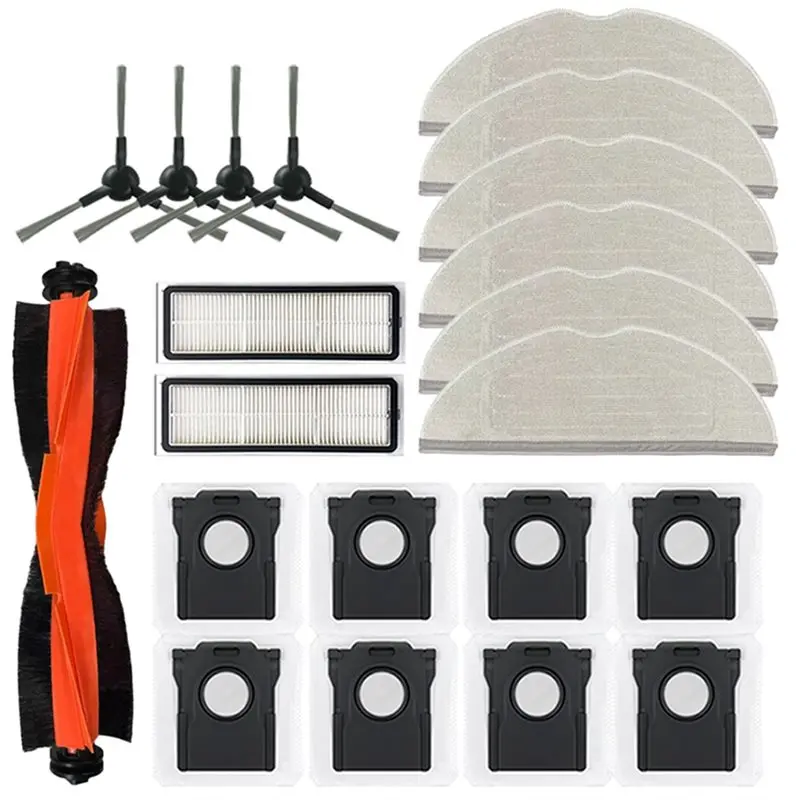ABBK-Dust Bags Mop Cloths Main Side Brushes Filters 21Pcs For Dreame Mova S10/Mova S10 Plus Robot Vacuum Accessories
ABBK-Dust Bags Mop Cloths Main Side Brushes Filters 21Pcs For Dreame Mova S10/Mova S10 Plus Robot Vacuum Accessories
