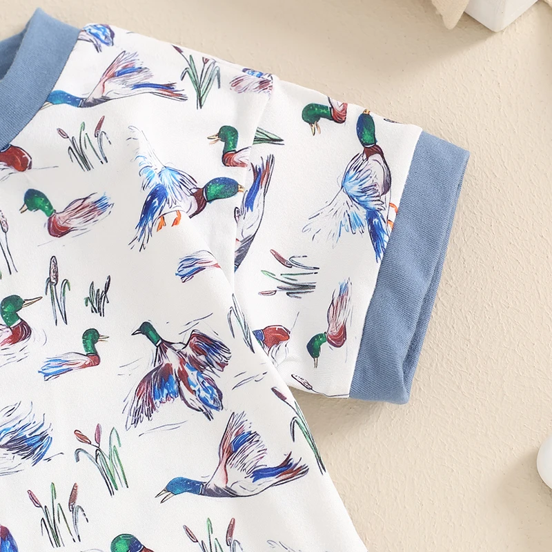 Mallard Duck Baby Boy Romper Short Sleeve Jumpsuit Bodysuit Infant Toddler Duck Hunting Clothes
Mallard Duck Baby Boy Romper Short Sleeve Jumpsuit Bodysuit Infant Toddler Duck Hunting Clothes