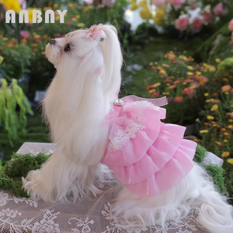 New Pink Green Spring Summer Pet Clothes Handmade Lace Crystal Bow Princess Dress For Small Medium Dog Yorkshire Puppy Skirts
New Pink Green Spring Summer Pet Clothes Handmade Lace Crystal Bow Princess Dress For Small Medium Dog Yorkshire Puppy Skirts