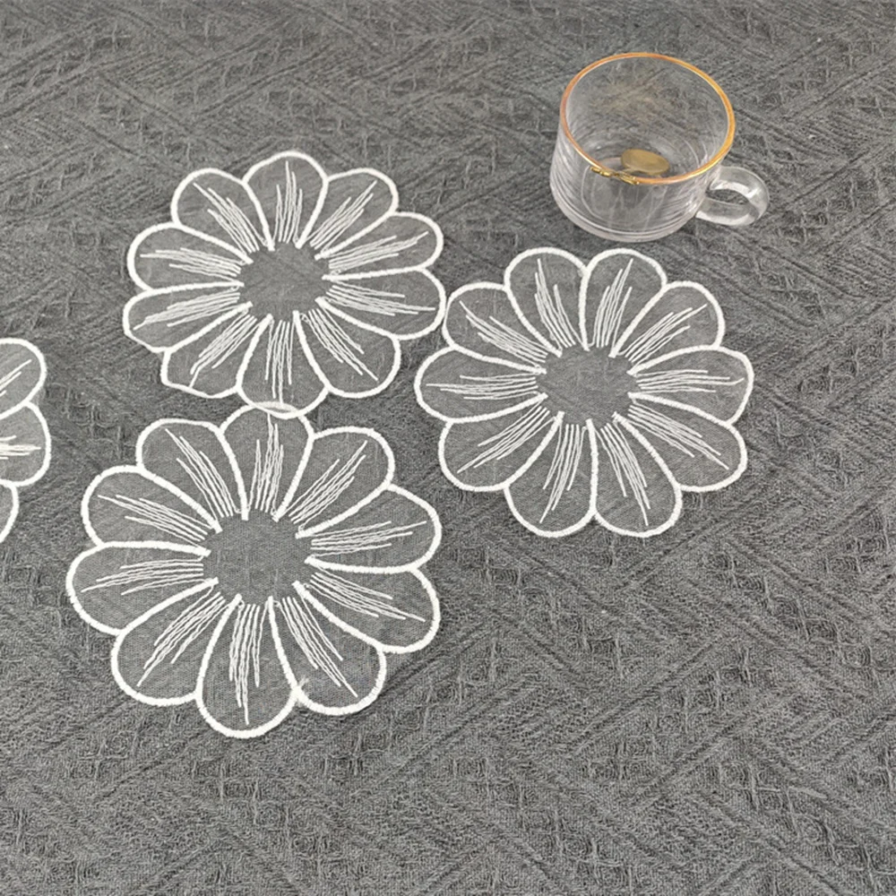 Embroidery Table Place Mats Dining Pad 16cm Mesh Crochet Placemat For Coffee Cup Mugs Party Tablecloth Tea Coaster Doily Kitchen
Embroidery Table Place Mats Dining Pad 16cm Mesh Crochet Placemat For Coffee Cup Mugs Party Tablecloth Tea Coaster Doily Kitchen