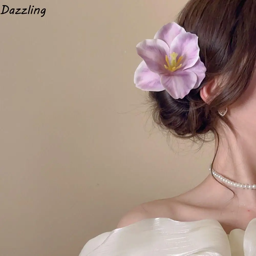 Cloth Flower Hair Clip Vacation Style Headwear Korean Style Flower Hairpin Duckbill Clip Headdress Bohemian Style Hair Clip
Cloth Flower Hair Clip Vacation Style Headwear Korean Style Flower Hairpin Duckbill Clip Headdress Bohemian Style Hair Clip