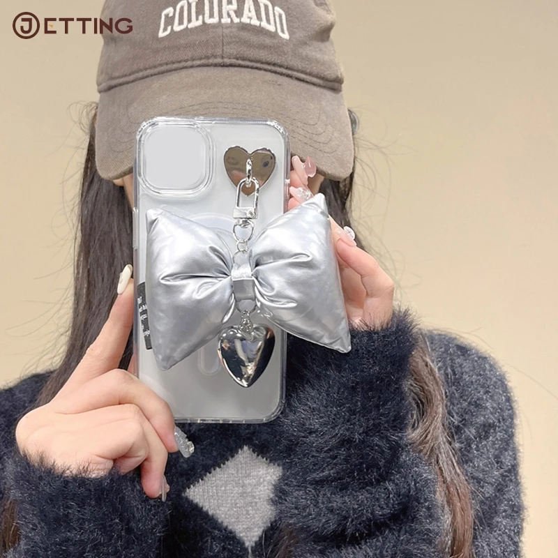 Y2K Silver Color Bowknot Keychain Fashion Sweet Bow Keyring For Girls Backpack Pendant Bag Hanging Decoration Gifts
Y2K Silver Color Bowknot Keychain Fashion Sweet Bow Keyring For Girls Backpack Pendant Bag Hanging Decoration Gifts