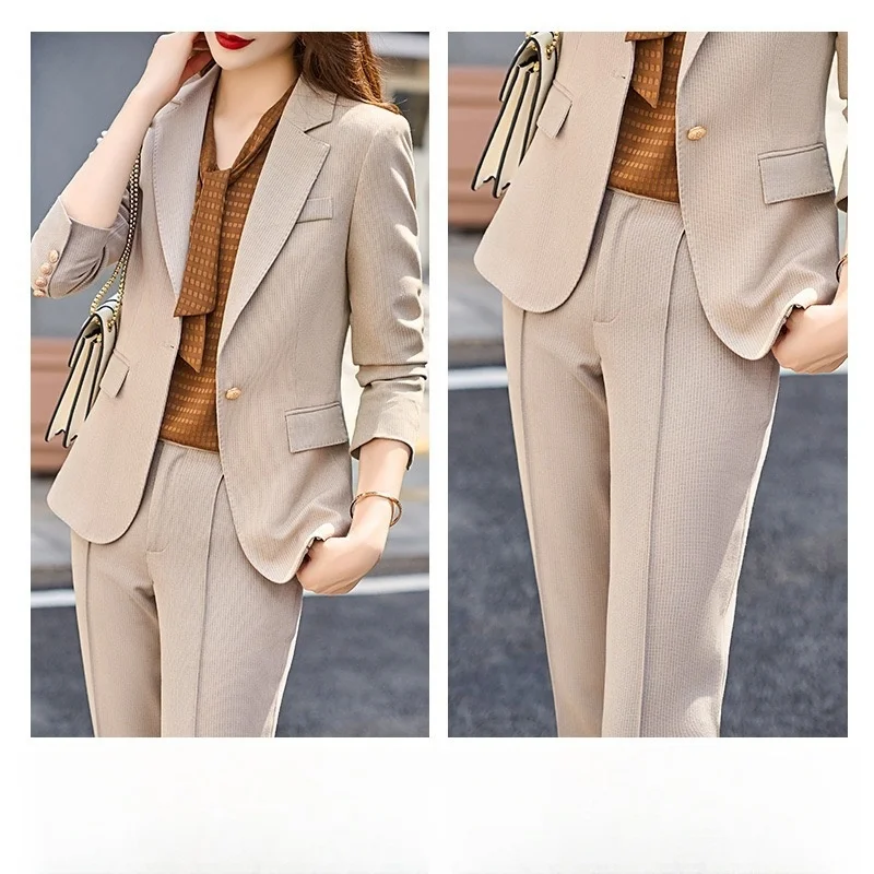 High Quality Fabric Formal Women Business Suits Female Pantsuits Office Ladies Professional Career Interview Blazers Set XXS-XXL
High Quality Fabric Formal Women Business Suits Female Pantsuits Office Ladies Professional Career Interview Blazers Set XXS-XXL