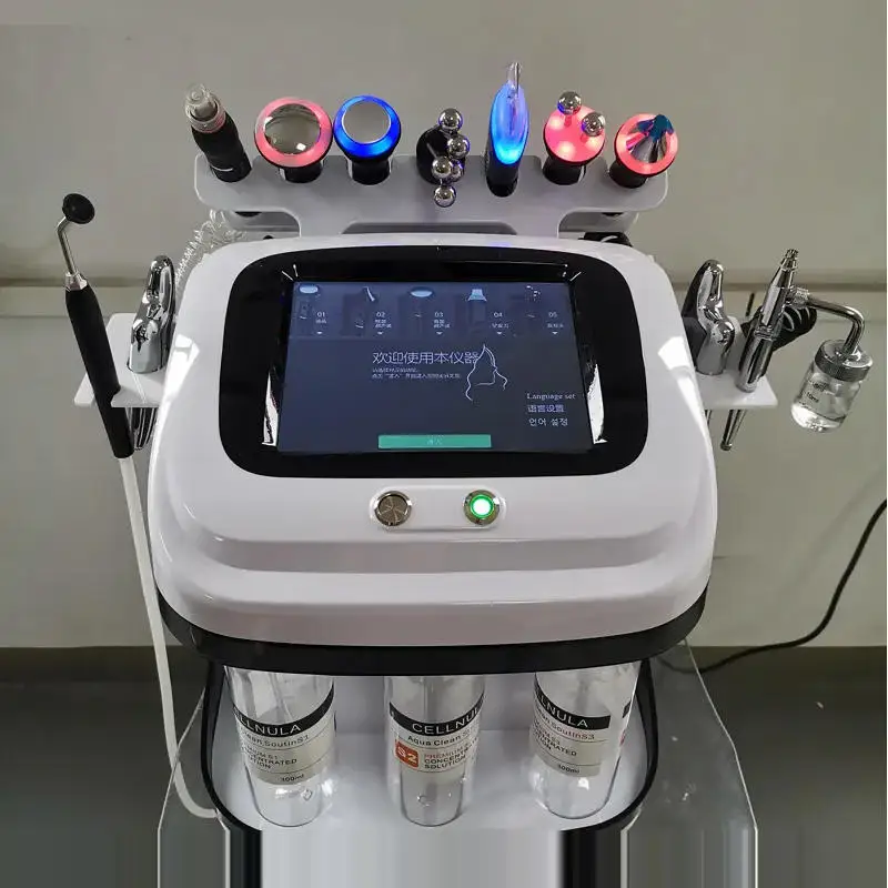 10 in 1 Multifunctional Hydro Machine Aqua Peeling Skin Rejuvenation Face Care
10 in 1 Multifunctional Hydro Machine Aqua Peeling Skin Rejuvenation Face Care