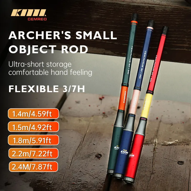 CEMREO 2025 New Small Object Rod Telescopic Travel Fishing Rod 1.4-2.4m Ultra Short Fishing Tackle Model:ARCHER
CEMREO 2025 New Small Object Rod Telescopic Travel Fishing Rod 1.4-2.4m Ultra Short Fishing Tackle Model:ARCHER