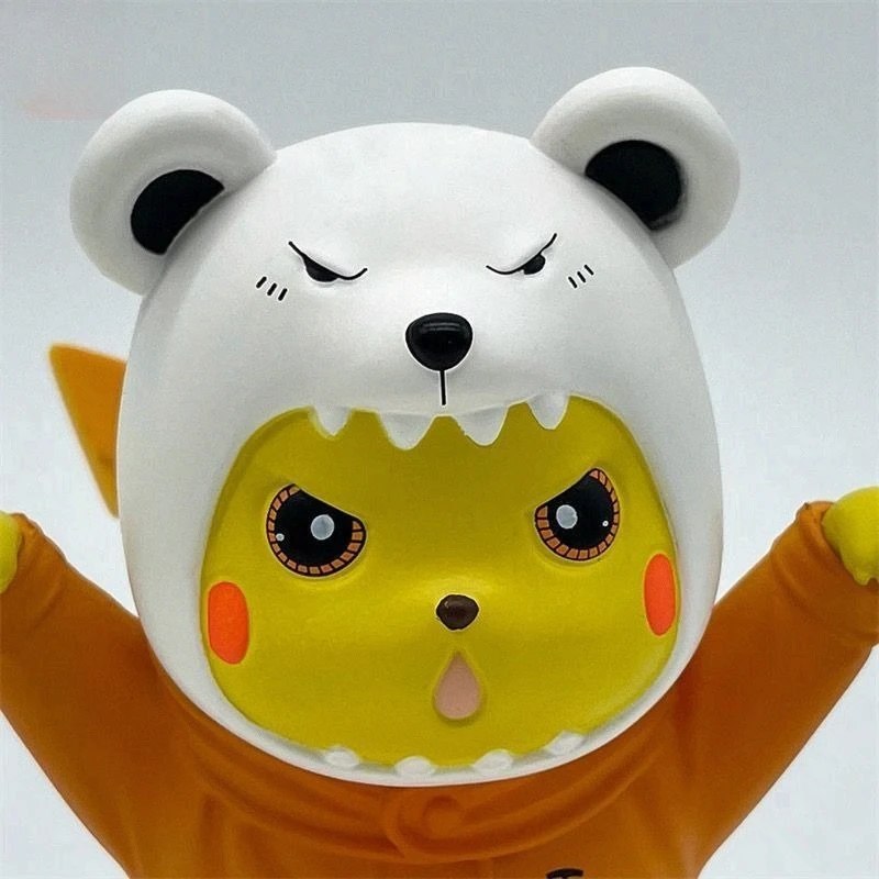 Pikachu Bepo Bear Cosplay Figure – Chibi Jumping Pose 15cm PVC, Yellow Bear Costume Rock Base Desktop Gift
Pikachu Bepo Bear Cosplay Figure – Chibi Jumping Pose 15cm PVC, Yellow Bear Costume Rock Base Desktop Gift