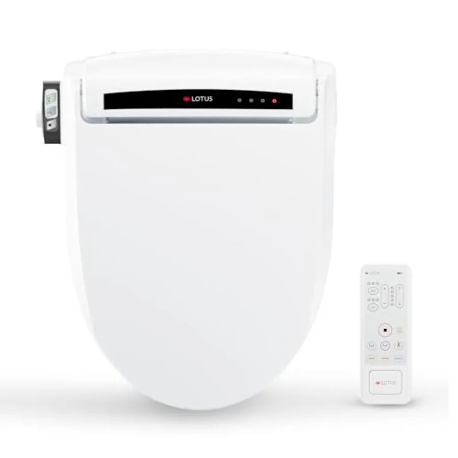Advanced smart toilet seat bidet for home use, ABS plastic, white, heated seat with temperature-controlled wash and warm air dr
Advanced smart toilet seat bidet for home use, ABS plastic, white, heated seat with temperature-controlled wash and warm air dr