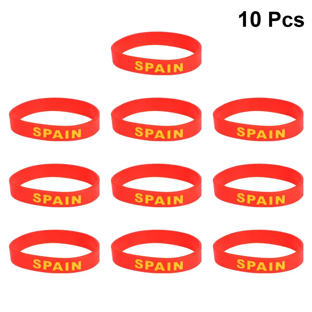 10 Pcs Silicone Bracelet Ball Game Wristband Bracelets Decorate International Matches Sports Playground
10 Pcs Silicone Bracelet Ball Game Wristband Bracelets Decorate International Matches Sports Playground