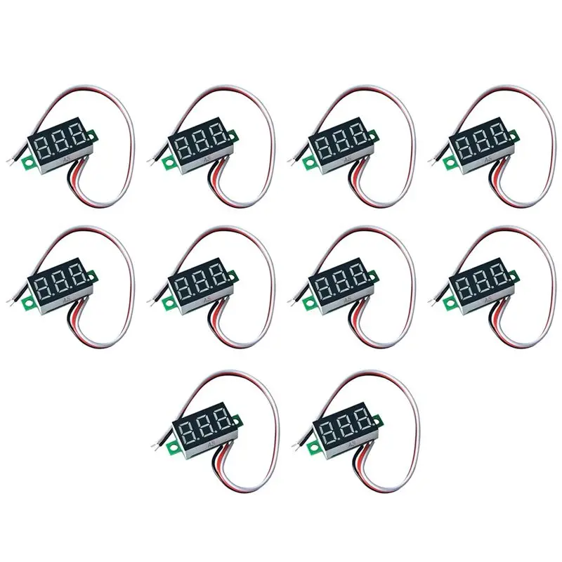 Rare DC Digital Voltmeter Heads 0.36Inch LED Digital Voltmeter DC 0-30.0V Motorcycle Voltmeter Three-Wire
Rare DC Digital Voltmeter Heads 0.36Inch LED Digital Voltmeter DC 0-30.0V Motorcycle Voltmeter Three-Wire