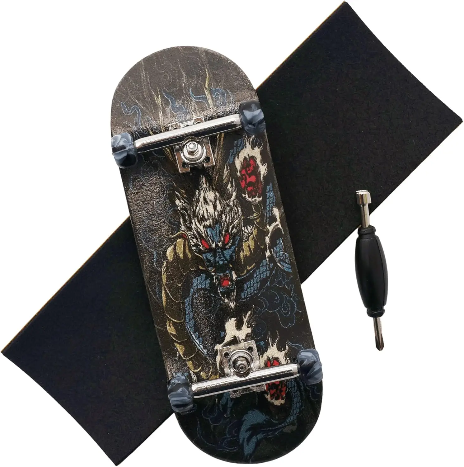 34mm Pro Fingerboard, Wooden Deck, CNC Wheels, Complete Set
34mm Pro Fingerboard, Wooden Deck, CNC Wheels, Complete Set