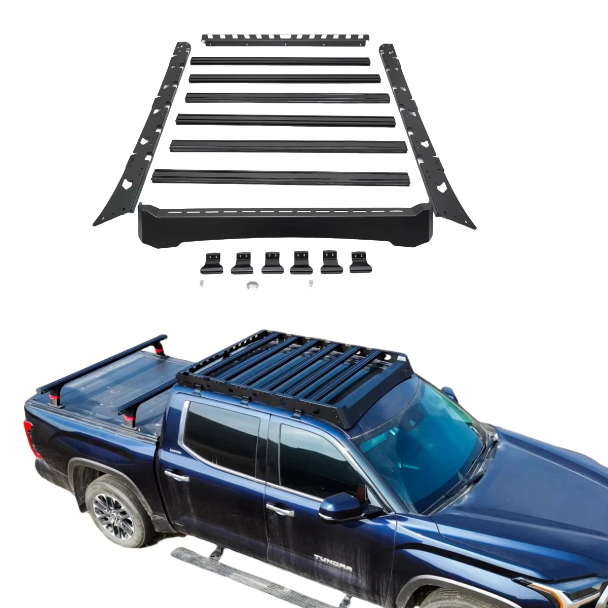 CAR ROOF RACK Aluminum Alloy Roof Platform Roof Basket Flat Platform for Tundra 2022+
CAR ROOF RACK Aluminum Alloy Roof Platform Roof Basket Flat Platform for Tundra 2022+