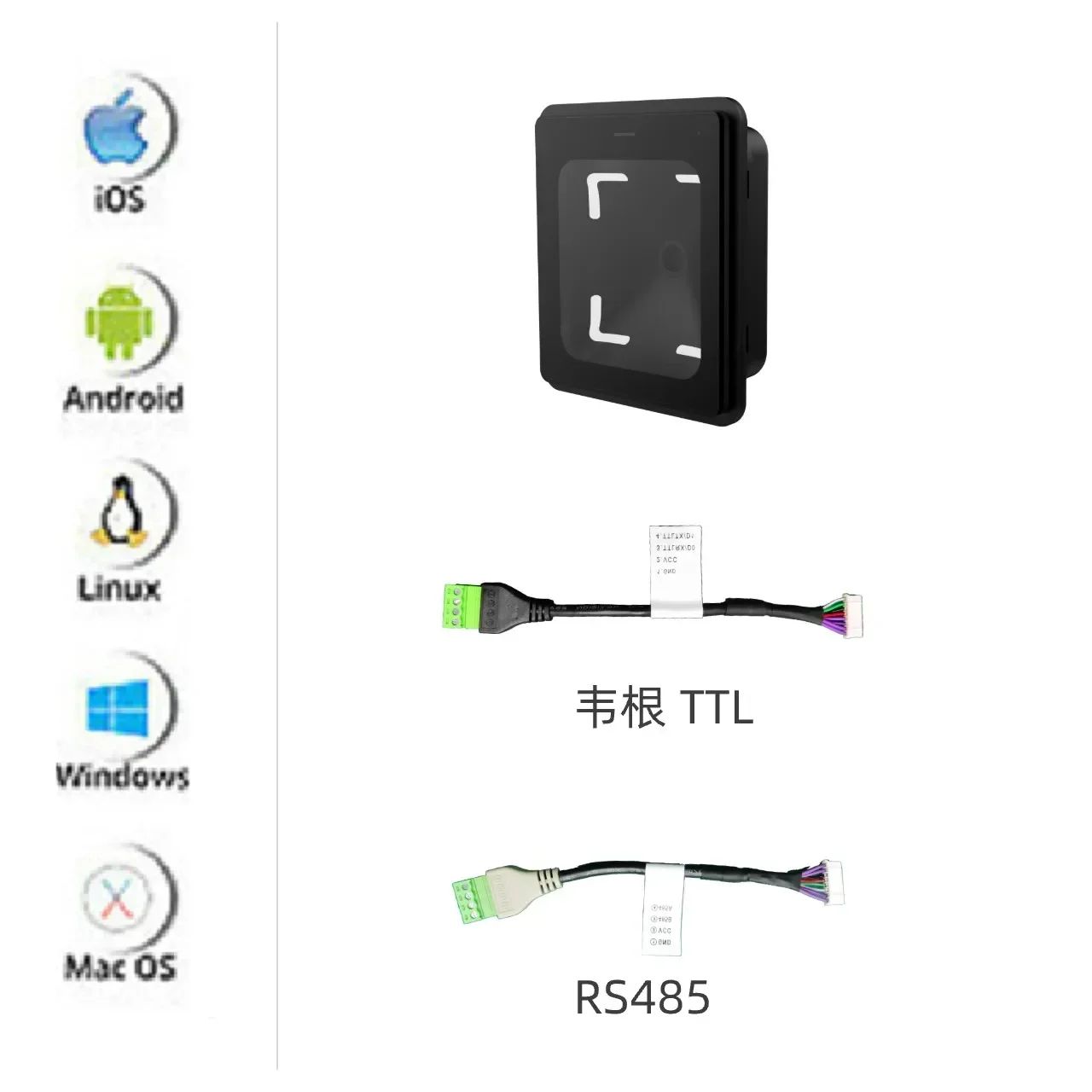 IN STOCK Q300 USB RS232 QR Code & IC Card NFC Reader Module 1D 2D Barcode Scanner for Subway Bus Tram Metro with QR Code Recogni
IN STOCK Q300 USB RS232 QR Code & IC Card NFC Reader Module 1D 2D Barcode Scanner for Subway Bus Tram Metro with QR Code Recogni