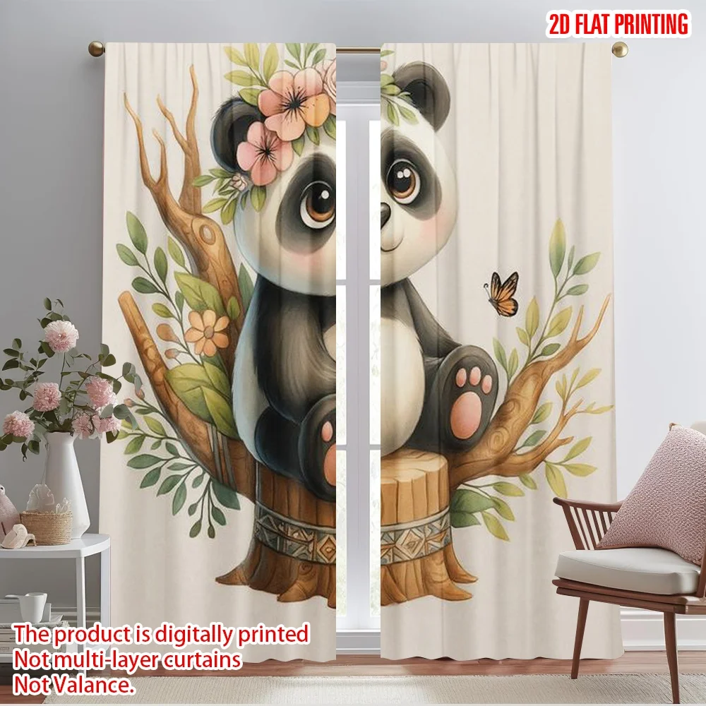 2pcs,2D plane printing Popular Curtain Panels Blossom Panda Polyester Fabric (without rod) Decorations Outdoor Ldeal for Living
2pcs,2D plane printing Popular Curtain Panels Blossom Panda Polyester Fabric (without rod) Decorations Outdoor Ldeal for Living