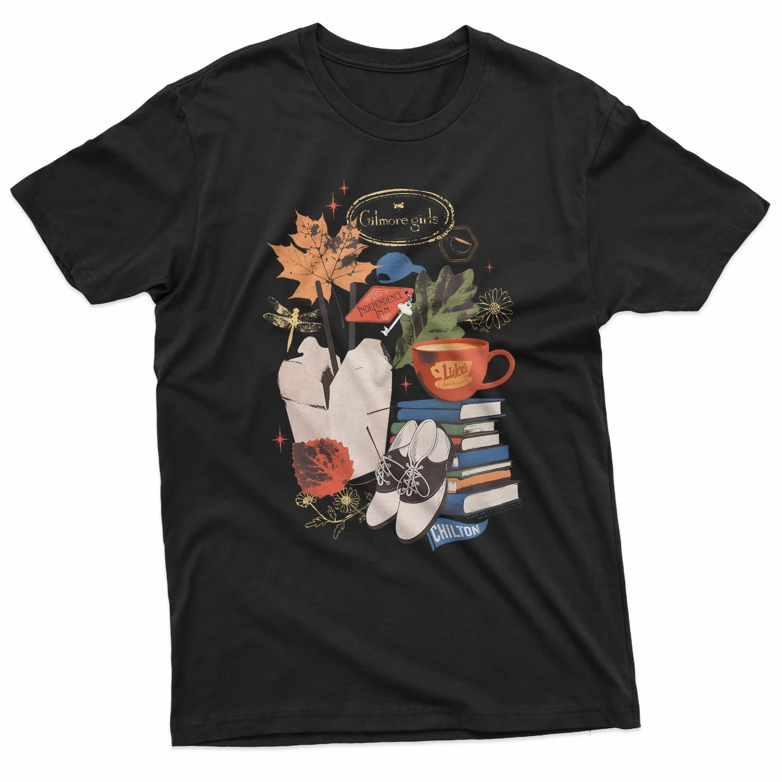 Classic TV Show Fan Gift, Gilmore Girls Inspired Collage Tee
Classic TV Show Fan Gift, Gilmore Girls Inspired Collage Tee