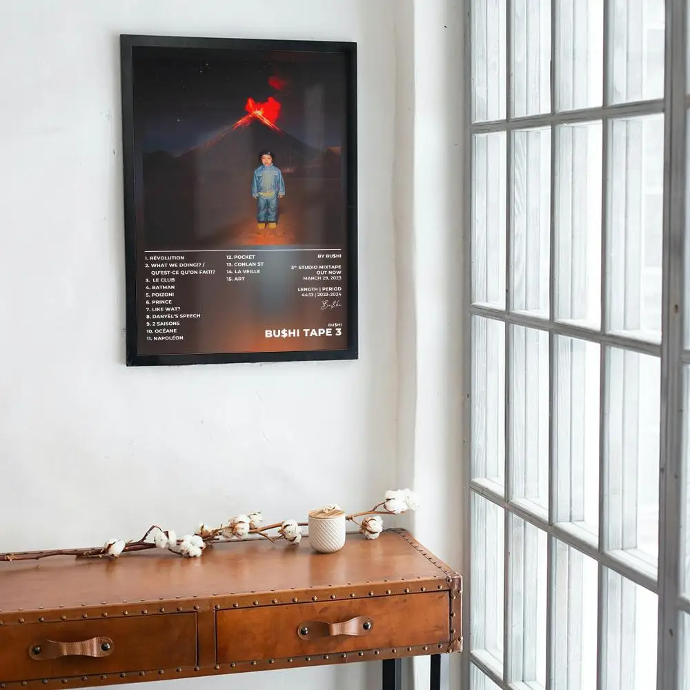 French Rapper B-Bushi Poster Sticky Wall Waterproof Home Living Room Bedroom Bar Aesthetic Decoration Perfect Gift
French Rapper B-Bushi Poster Sticky Wall Waterproof Home Living Room Bedroom Bar Aesthetic Decoration Perfect Gift