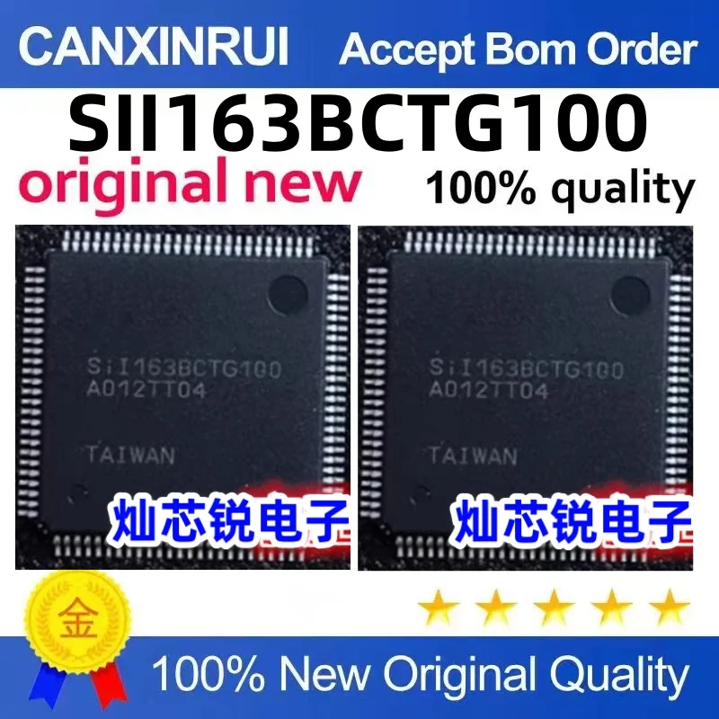 SII163BCTG100 QFP100 package integrated circuit LCD screen chip IC HDMI port processor
SII163BCTG100 QFP100 package integrated circuit LCD screen chip IC HDMI port processor