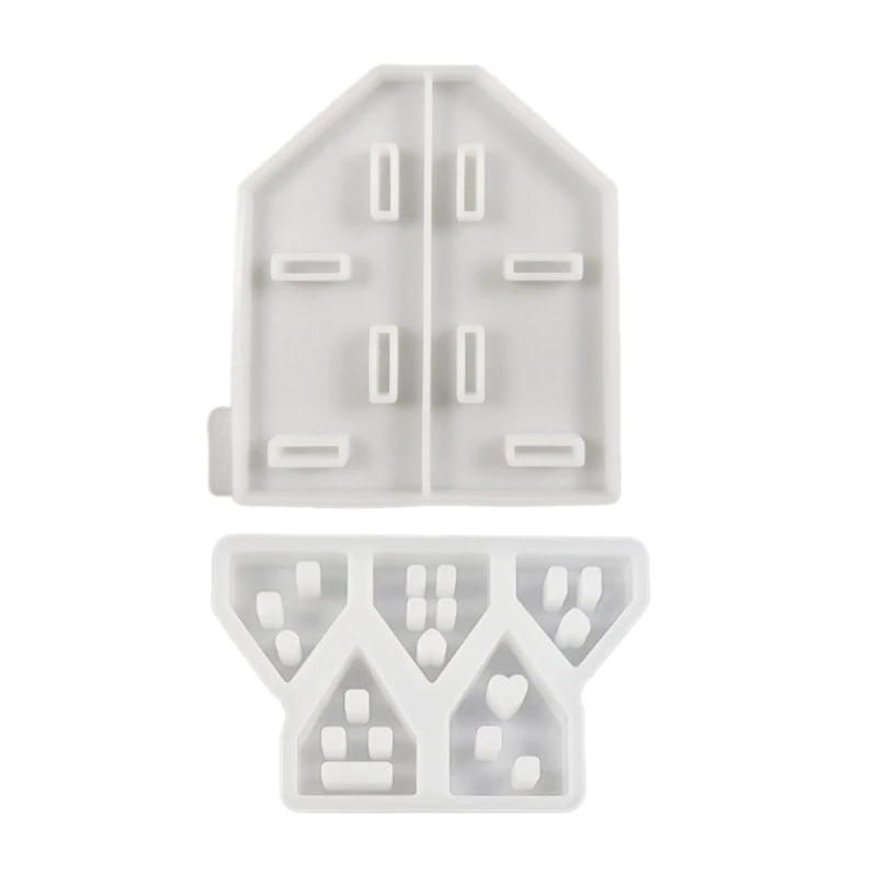 G6DA 2Pcs House Shaped Silicone Molds for Candle Holder Decoration Plaster Ornaments, Christmas Decorations, Epoxy Resin
G6DA 2Pcs House Shaped Silicone Molds for Candle Holder Decoration Plaster Ornaments, Christmas Decorations, Epoxy Resin