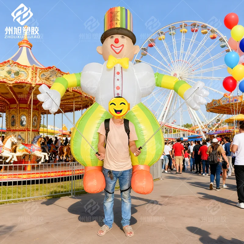 Надувной прогулочный клоун, реквизит для парада, интерактивный реквизит для парка развлечений, карнавальных мероприятий
Надувной прогулочный клоун, реквизит для парада, интерактивный реквизит для парка развлечений, карнавальных мероприятий