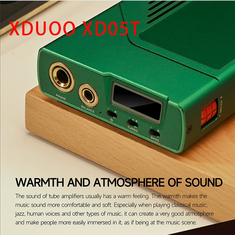 XDUOO Portable Digital Audio Decoder Headphone Amplifier ES9039Q2M*2 High Gain Mode Tube MQA XD05T
XDUOO Portable Digital Audio Decoder Headphone Amplifier ES9039Q2M*2 High Gain Mode Tube MQA XD05T