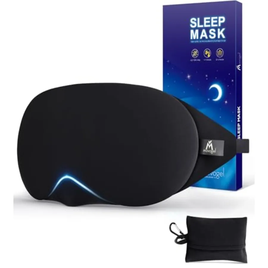 Mavogel Cotton Sleep Eye Mask - Updated Design Light Blocking with Adjustable se Bridge, Soft and Comfortable Night Eye Mask fo
Mavogel Cotton Sleep Eye Mask - Updated Design Light Blocking with Adjustable se Bridge, Soft and Comfortable Night Eye Mask fo