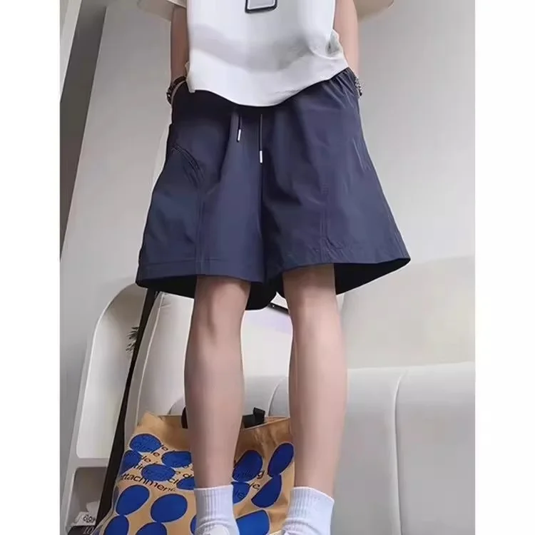 Summer Thin Breathable Casual Fashionable Quick Dry Five-Quarter Beach Shorts Polyester Fiber Straight Leg Mid-High Waist Shorts
Summer Thin Breathable Casual Fashionable Quick Dry Five-Quarter Beach Shorts Polyester Fiber Straight Leg Mid-High Waist Shorts