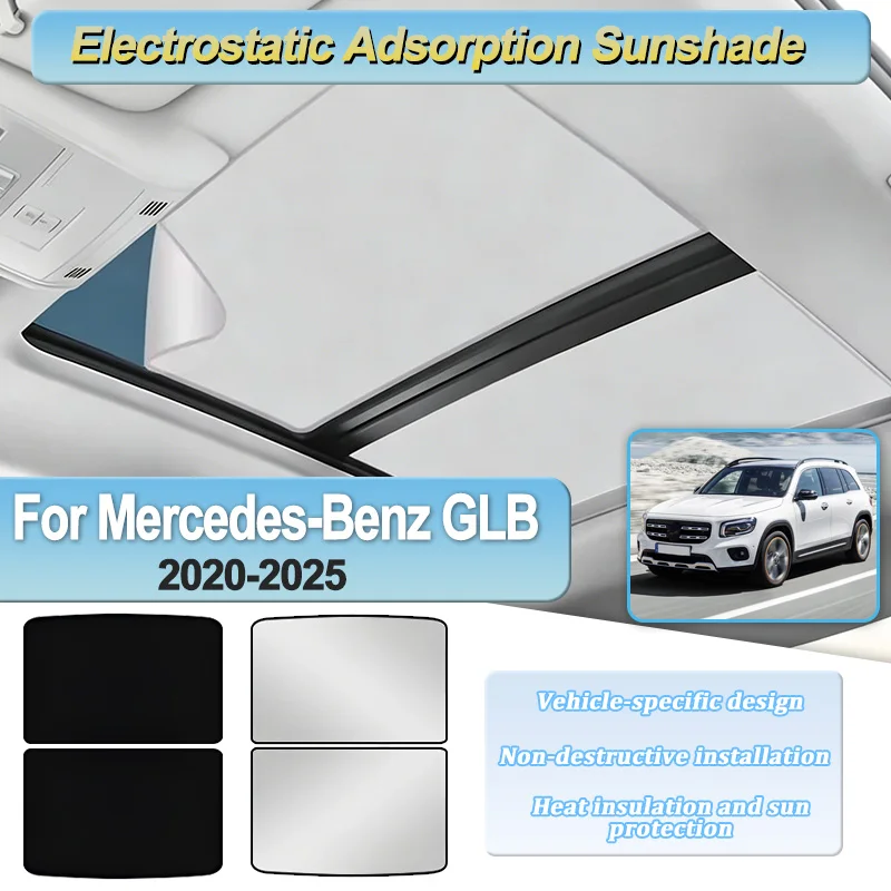 For Mercedes-Benz GLB X247 MK1 2020~2025 2021 Car Sunshades Electrostatic Adsorption Sunroof Accessories Interior Sunshade Roof
For Mercedes-Benz GLB X247 MK1 2020~2025 2021 Car Sunshades Electrostatic Adsorption Sunroof Accessories Interior Sunshade Roof